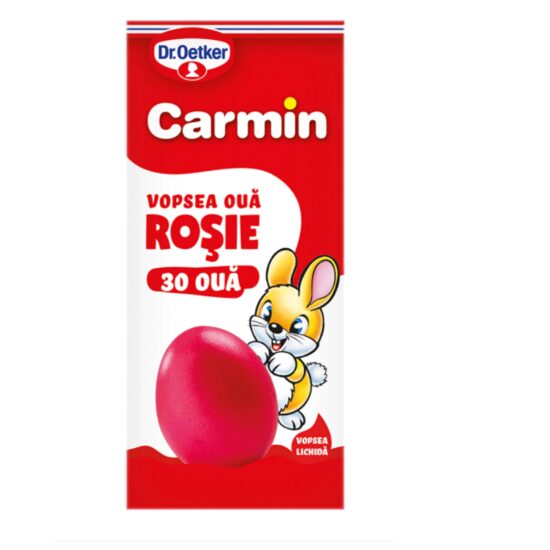 Vopsea oua rosie, 30 oua, Dr. Oetker Carmin