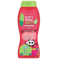 Cosmaline Soft Wave Kids, balsam cu 90% ingrediente naturale pentru copii, aroma de capsuni, 400ml