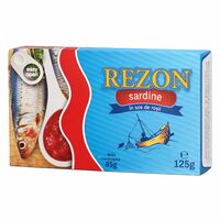 Sardine în Sos Tomat REZON 125g | Proteine & Omega-3