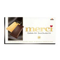 Ciocolata neagra cu cacao 72% Merci 100g