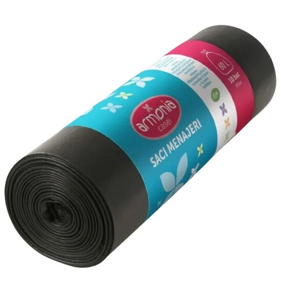 Saci menajeri Armonia, 10 bucati, 60l