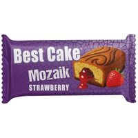 BEST Cake Mozaik Kek cu cremă de căpșuni 40g