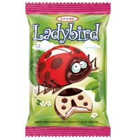 BISCUITI LADY BIRD 25GR CIOCOLATA (1x6x24BUC/BAX)
