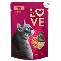 My Love Hrana Umeda Pisici Adulte Vita In Sos Plic 85g