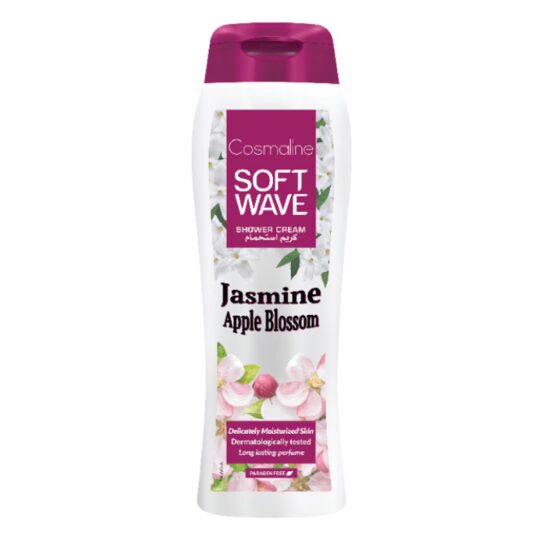Gel de dus cu ingrediente naturale, aroma de Iasomie si Flori de Mar, Cosmaline Soft Wave, 400ml