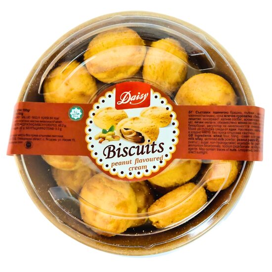 Biscuiți Daisy Retro Collection cu crema de alune de padure Daisy, 200g