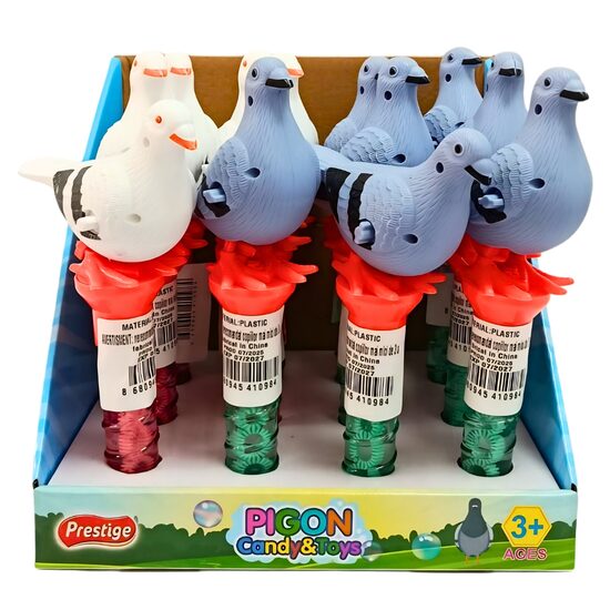 Jucarie baloane de sapun cu drajeuri Porumbel, 3 g