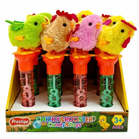 Jucarie baloane de sapun cu drajeuri Puisor Fericit, 3 g