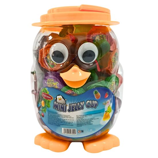 Jeleu Mini Pudding Pinguin, 15 g, desert jeleu pentru copii
