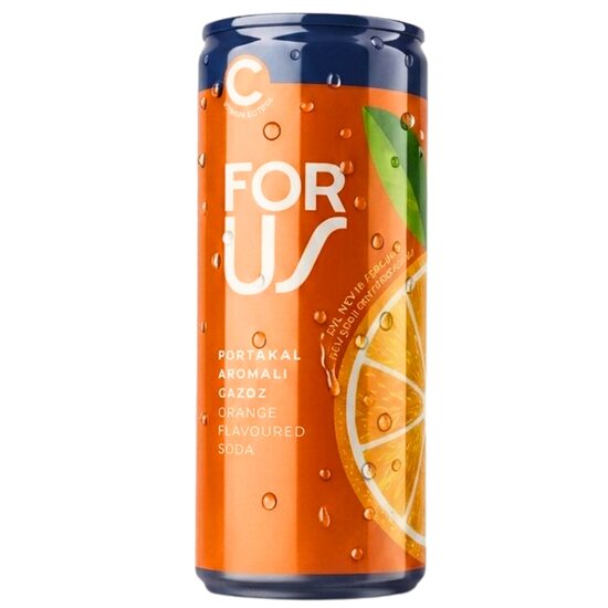 Bautura carbogazoasa cu aroma de portocale For US, doza, 330 ml, SGR