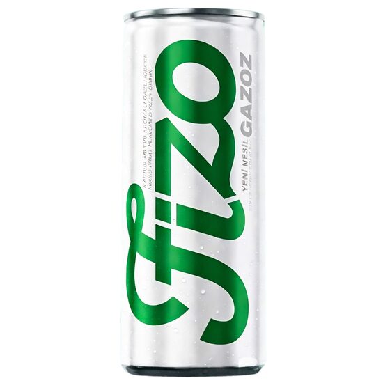 Băutură carbogazoasă cu aromă de fructe, răcorire și energie, Fizo, doza, 250 ml, SGR