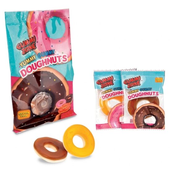 Jeleuri gumate Gummi Zone Doughnuts, 77g