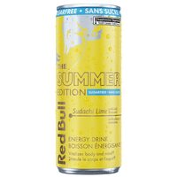 Băutură energizantă Red Bull Ediția de vară Sudachi Lime cu aromă de sudachi și lime 250ml, SGR