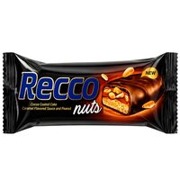 Recco Nuts Baton cu Cacao, Caramel și Arahide 30g
