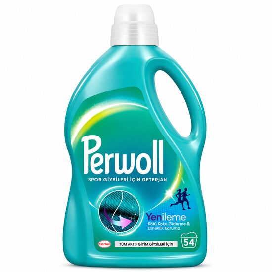 Detergent Lichid pentru rufe Perwoll 2.97 L Sport & Refresh, 54 spalari 