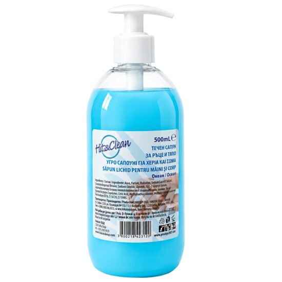 Hit Clean Ocean – săpun lichid cu dispenser, 500ml