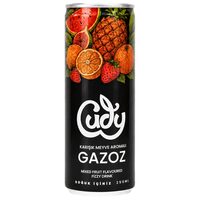 Bautura carbogazoasa Cudy Fructe tropicale, doza, 250ml, SGR