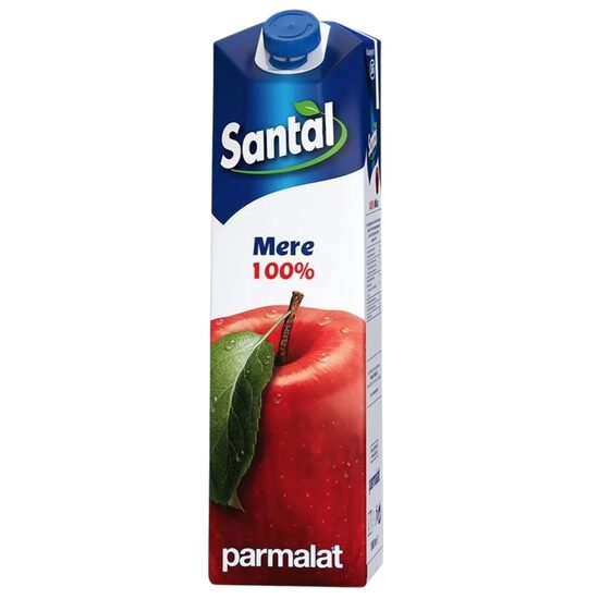 Santal Mere 1L Cutie – Suc Natural de Mere pentru Întreaga Familie