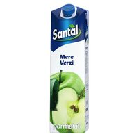 Santal Mere Verzi 1L Cutie – Suc Răcoritor cu Gust de Mere Verzi