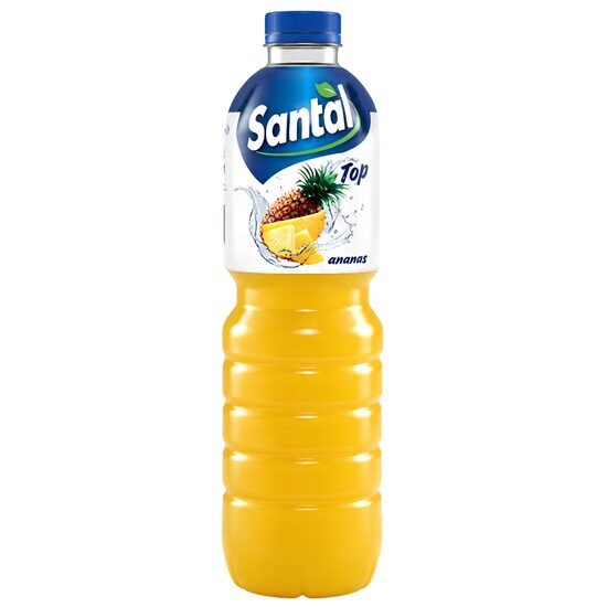 Santal Top Ananas 1.5L Sticlă – Băutură Răcoritoare cu Aromă Exotică, SGR 