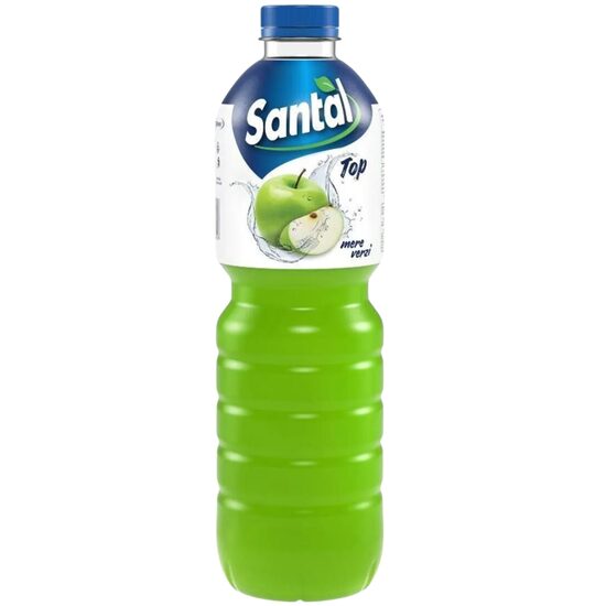 Santal Top Mere Verzi 1.5L Sticlă – Băutură Fresh cu Mere Verzi, SGR 