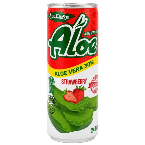 ACE FARM Aloe Strawberry 240ml – Băutură cu Aloe Vera și Căpșuni