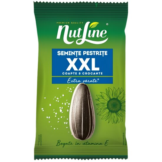 Seminte pestrite coapte si usor sarate Nutline XXL, 135 g