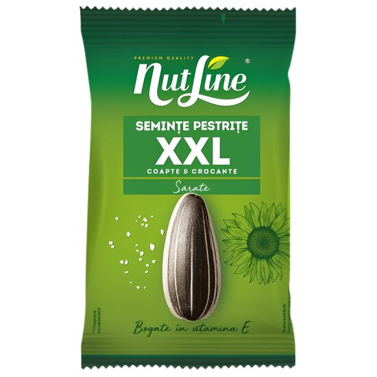 Seminte pestrite coapte si usor sarate Nutline XXL, 135 g