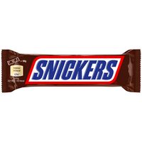 Baton de ciocolata cu lapte si arahide proaspat prajite Snickers, 50 g