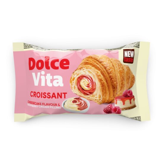 Croissantul Dolce Vita cu umplutură de căpșuni 45g 