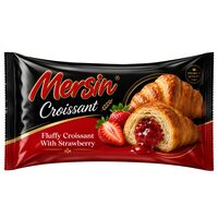 MERSIN Croissant cu crema de căpșuni, 80g