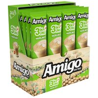 Cafea solubila cu aroma de alune Hazelnut 3 in 1, Amigo, 24 x 13g
