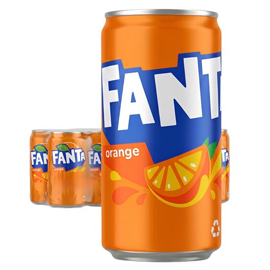 Fanta Orange, Bautura racoritoare carbogazoasa, 185ml, DOZA, sgr