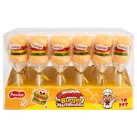 Double Layers Burger Gummy Pop – acadea marshmallow în formă de hamburger, 9g