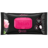 Helin Șervețele Umede Lotus, 120buc., fara alcool si parabeni