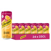 Bautura racoritoare carbogazoaza Schweppes Orange Passion, 330ml, SGR