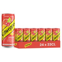 Bautura carbogazoasa cu aroma de citrice Schweppes, 0.33 l, SGR