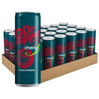 Bautura carbogazoasa Dr.Pepper Cherry cola si cirese, 330ml, doza, SGR