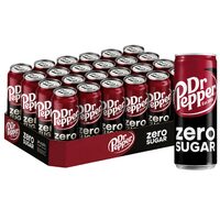 Bautura carbogazoasa Dr Pepper, Zero Zahar, 0.33ml, doza, SGR