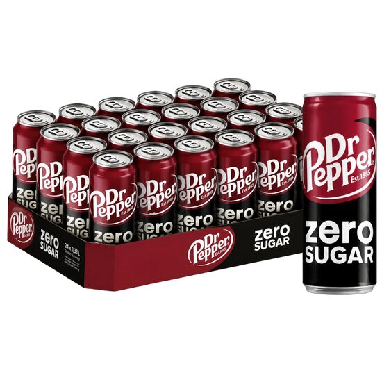 Bautura carbogazoasa Dr Pepper, Zero Zahar, 0.33ml, doza, SGR