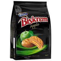 Biscuiti Biskrem, cu umplutura de mere, 160g