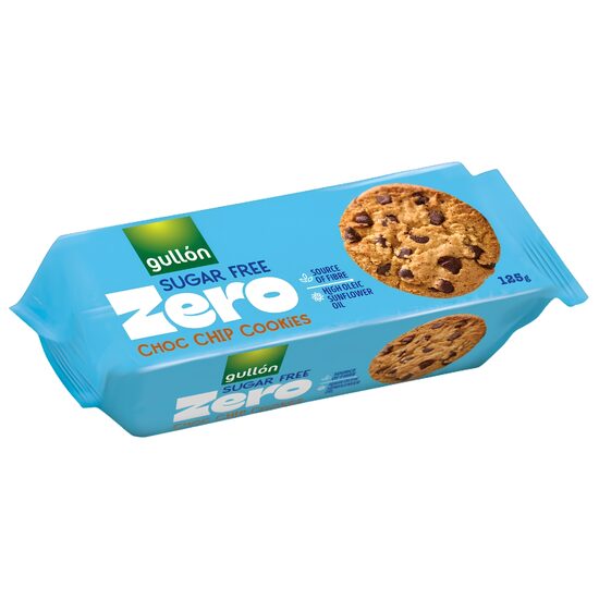 Biscuiți cu chipsuri de ciocolata Gullon Chip Choco (fara zahar) 125g 