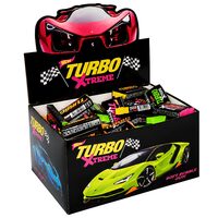 Guma de mestecat cu surprize, Turbo, 100 buc x 4,5g