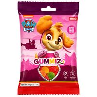 Jeleuri viermișori cu aromă de fructe Paw Patrol Gummiz Worms 70g