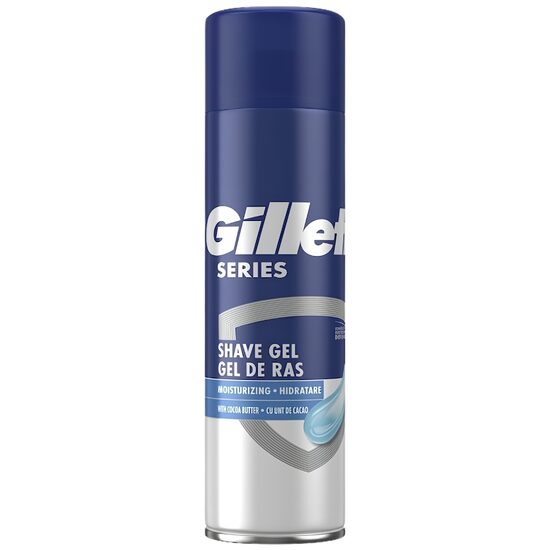 Gel de ras hidratant cu unt de cacao Series, 200 ml, Gillette