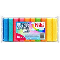Bureți de Bucătărie Niki Kitchen Sponge Midi – 10 bucăți