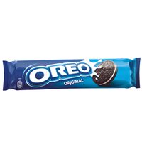 Biscuiti cu cacao si crema cu aroma de vanilie Oreo Original, 154