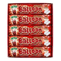 Guma de mestecat cu aroma de cola si tatuaj temporar surpirza New Balloon, 5 g x 20 buc